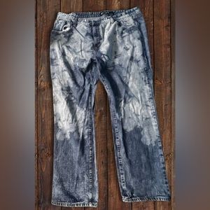 Dyed baggy thrifted jeans size 46